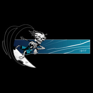 Blue BARREL BONEZY - Womens Curve Longsleeve Tee Design