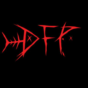 DEADFUSH Red - Mens Block T shirt Design