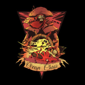 OCEAN CHAOS - Colour - Womens Mali Tee Design