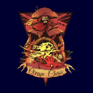 OCEAN CHAOS - Colour - Mens Staple Organic Tee Design
