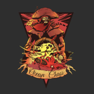 OCEAN CHAOS - Colour - Mens Staple T shirt Design