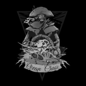 OCEAN CHAOS - B/W - Kids Supply Crew Design