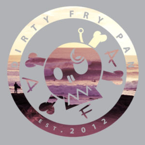 DFP Raglan Sunset - Unisex Stencil Hoodie Design