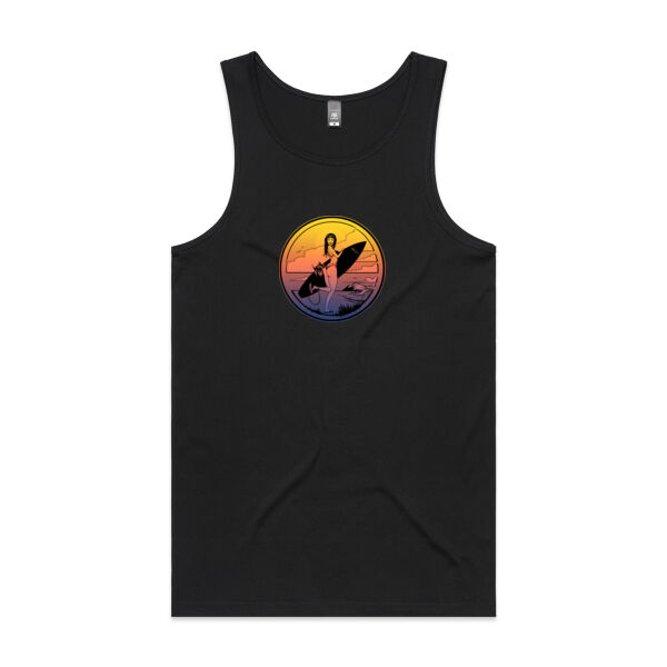 FISHBITES - Mens Lowdown Singlet Thumbnail