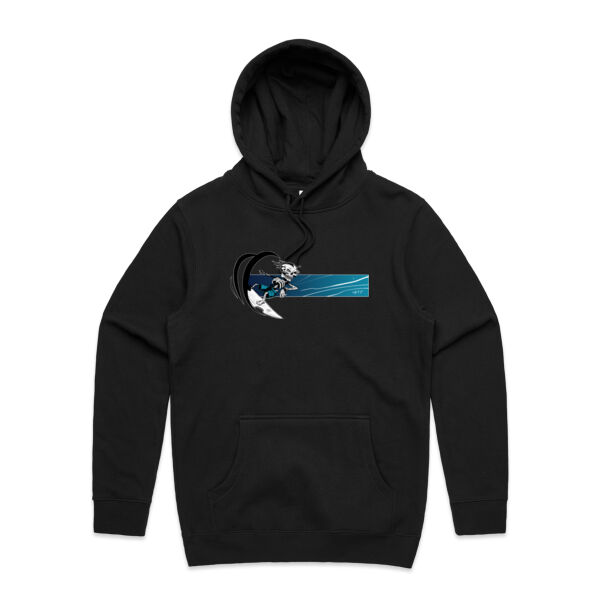 Blue BARREL BONEZY - Unisex Stencil Hoodie Thumbnail
