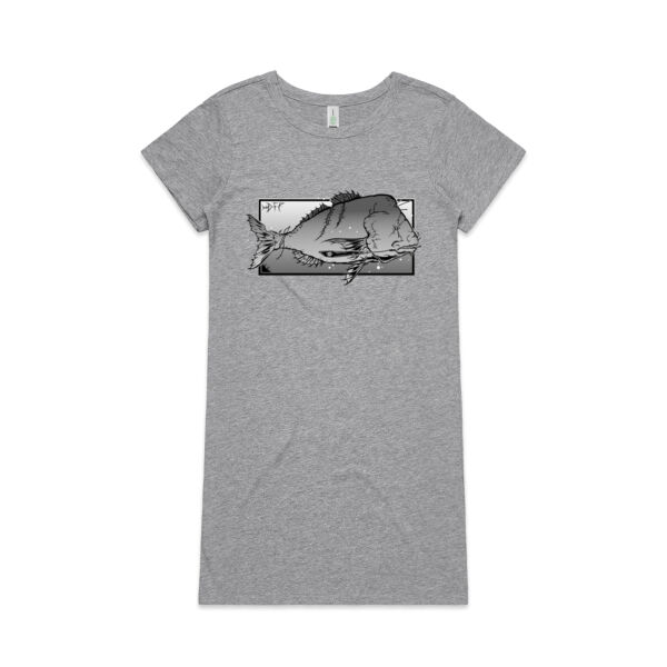 FISH'ON  - Womens Mika Organic Short Sleeved Dress Thumbnail