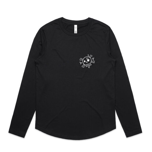 KILLA'MARI Back - Womens Curve Longsleeve Tee Thumbnail