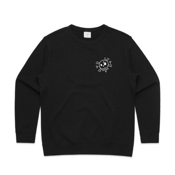 DFP SKULL - Womens Premium Crew Thumbnail