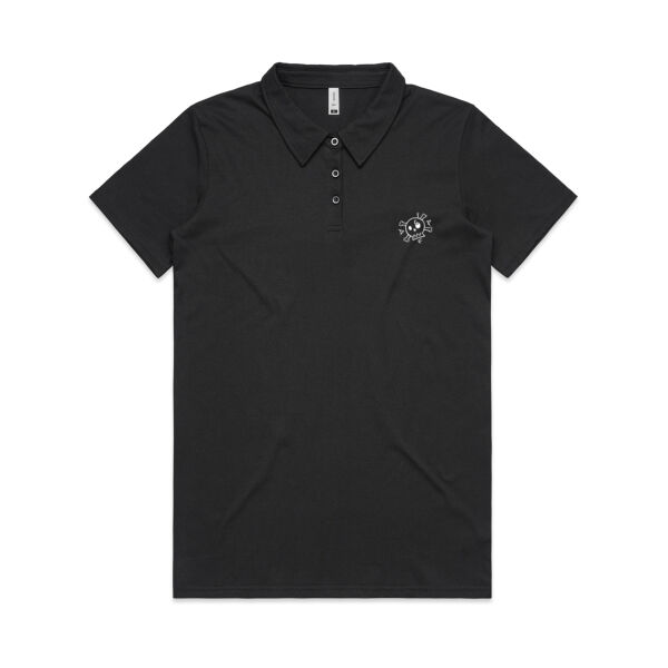 DFP SKULL - Womens Amy Polo Thumbnail