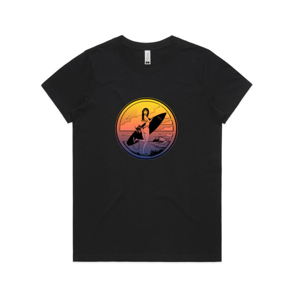 FISHBITES - Womens Maple Organic Tee Thumbnail