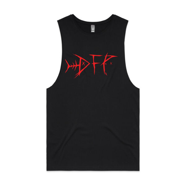 DEADFUSH Red - Unisex Barnard Tank Thumbnail