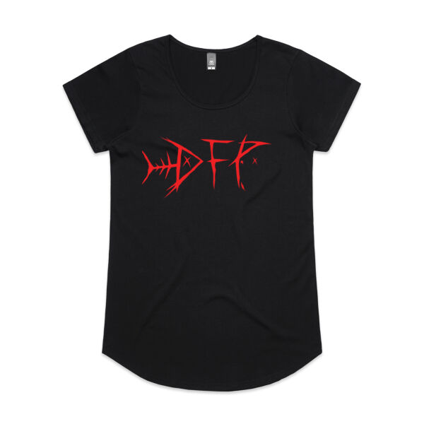 DEADFUSH Red - Womens Mali Tee Thumbnail