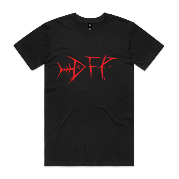 DEADFUSH Red - Mens Staple T shirt Thumbnail
