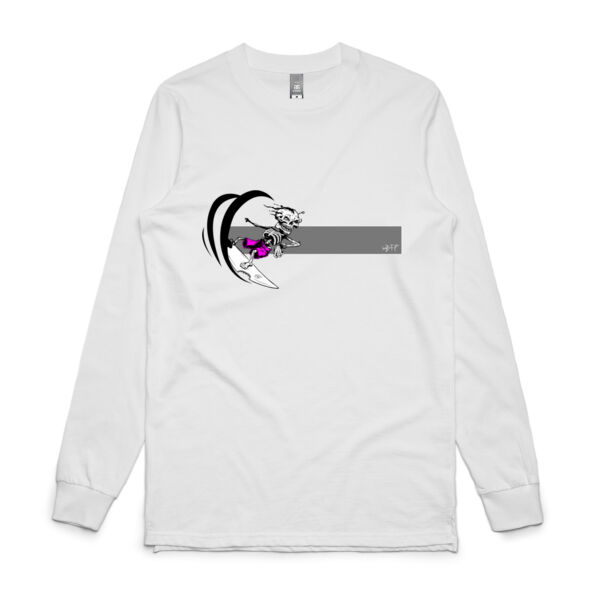 Pink BARREL BONEZY - Mens Base Longsleeve Tee Thumbnail