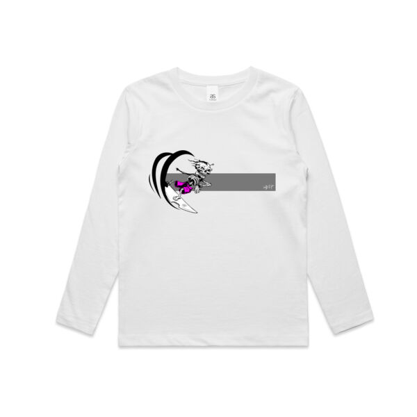 Pink BARREL BONEZY - Kids Longsleeve Tee Thumbnail