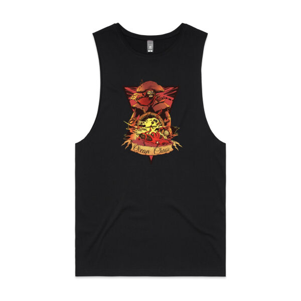 OCEAN CHAOS - Colour - Unisex Barnard Tank Thumbnail