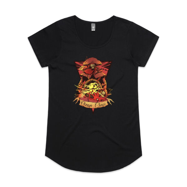 OCEAN CHAOS - Colour - Womens Mali Tee Thumbnail