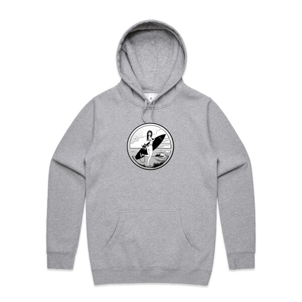 FISHBITES Black'n White - Unisex Stencil Hoodie Thumbnail