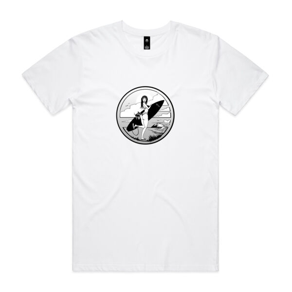 FISHBITES Black'n White - Mens Staple T shirt Thumbnail