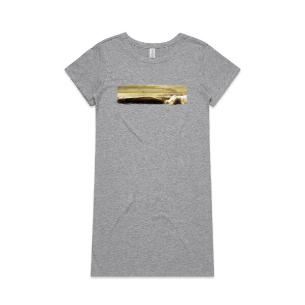 WHITEISLAND WAVES - Womens Mika Organic Short Sleeved Dress Thumbnail