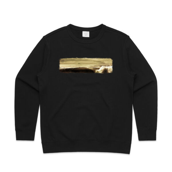 WHITEISLAND WAVES - Womens Premium Crew Thumbnail