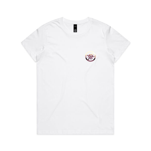 DFP RAGLAN Pocket - Womens Maple Tee Thumbnail
