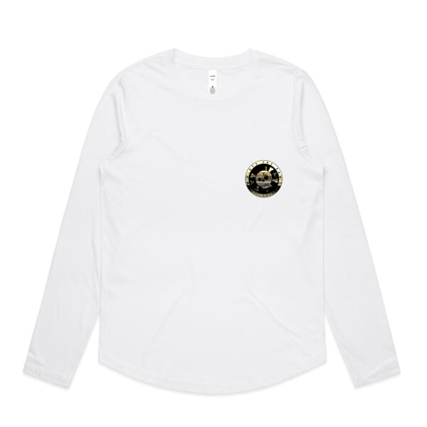 DFP Raglan Double-Gold - Womens Curve Longsleeve Tee Thumbnail
