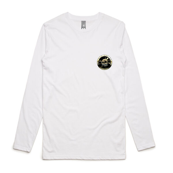 DFP Raglan Double-Gold - Mens Ink Longsleeve Tee Thumbnail