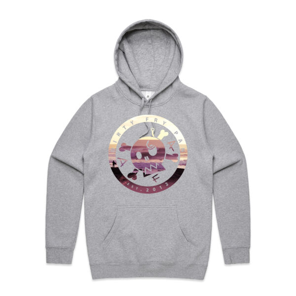 DFP Raglan Sunset - Unisex Stencil Hoodie Thumbnail