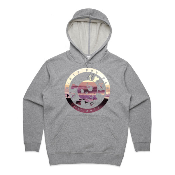 DFP Raglan Sunset - Womens Premium Hood Thumbnail