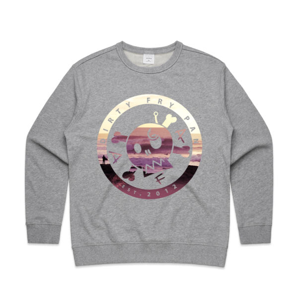 DFP Raglan Sunset - Womens Premium Crew Thumbnail