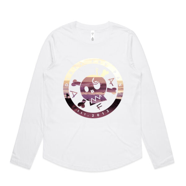 DFP Raglan Sunset - Womens Curve Longsleeve Tee Thumbnail