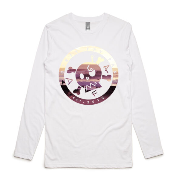 DFP Raglan Sunset - Mens Ink Longsleeve Tee Thumbnail