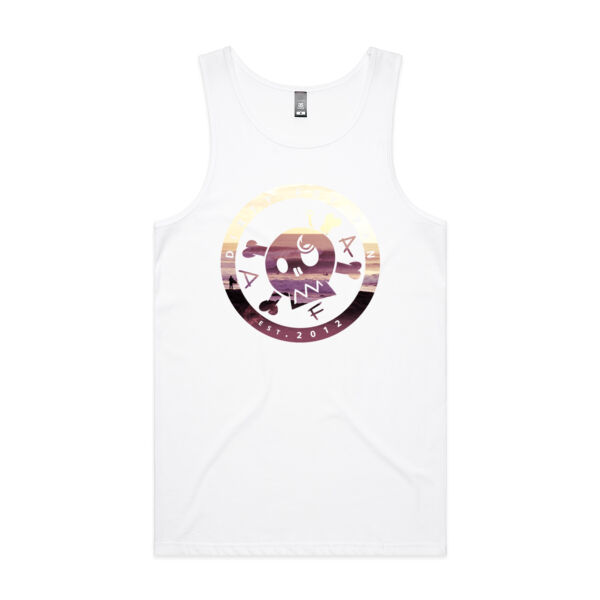 DFP Raglan Sunset - Mens Lowdown Singlet Thumbnail